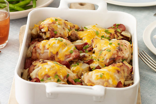 Bacon-Cheddar Chicken and Potatoes